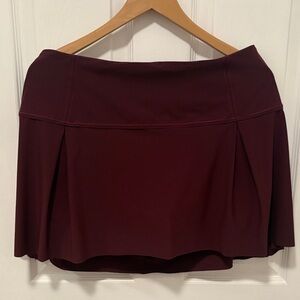 Lululemon Burgundy Women's Running Skirt